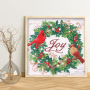 Diamond Painted 5D DIY Christmas wreath Partial Special Rhinestone Set Newly