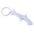Husband Multi-Function Shark Bottle Opener Fish Bottle Opener Metal Key Chain