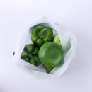 12pcs Outdoor Shopper Reusable Fruit Vegetable Drawstring Closure Stuff Mes