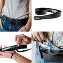 Safe Travel Security Belt Hidden Sport Pouch Money Wallet Pocket Belt P4J0 U6I3