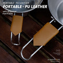 Leather Camping Bowl Gloves Insulated Buckle Handle Cover for Sierra Cup Hold
