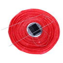 Waterproof LED Solar Cloth Chinese Lantern Festival Hanging Lamp (Red) Newly