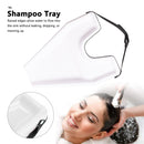 Portable Hair Washing Tray Patient Spa Neck Rest Professional Salon (White)