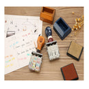 Month And Day Roller Seal Hand Account Date Seal Date roller stamp Wooden Stamp