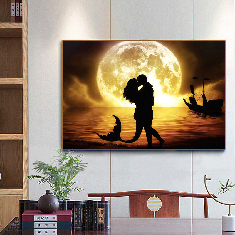 Couple 5D Full Square Drill Diamond Painting DIY Cross Stitch Wall Embroide
