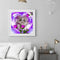 DIY Round Diamond Painting 5D Rose Cat Mosaic Picture Point Drill Handicraft