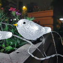 5 LED Acrylic Bird String Lights Waterproof Fairy Lamp Garden Landscape Decor