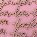 Rustic Valentine's Day Table Scatter Crafts Accessories Wooden Love Letters