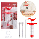 Stainless Steel Needle BBQ Flavor Injector Roast Meat Spice Sauce Syringe S