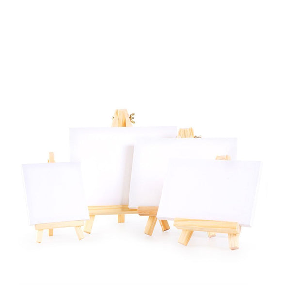 With stand Mini Easels Mini Canvas Drawing Mini Easel Set Painting Craft