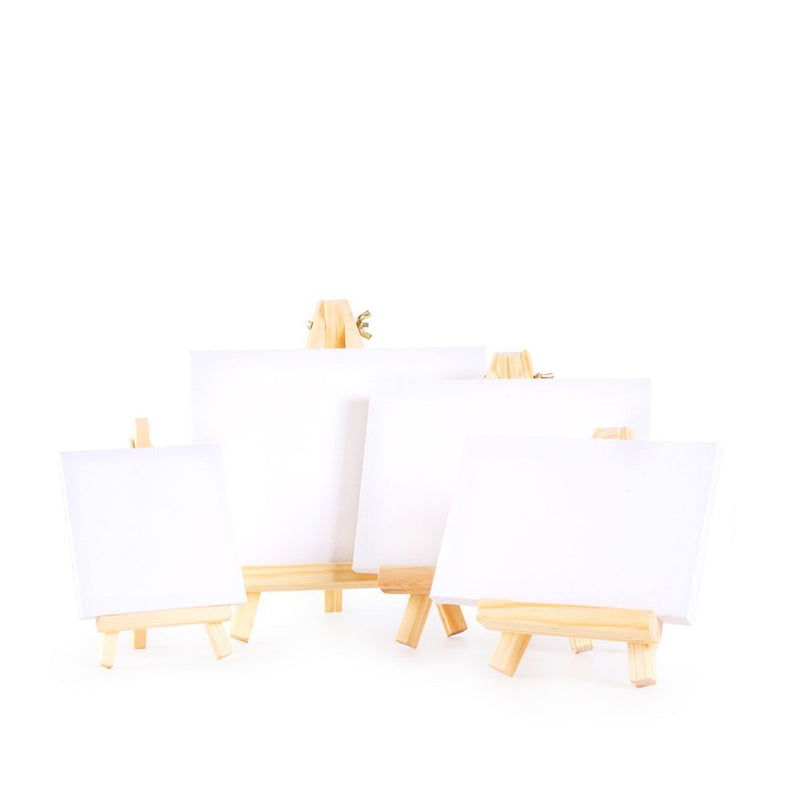 With stand Mini Easels Mini Canvas Drawing Mini Easel Set Painting Craft