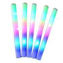 Dark Light up Colorful Flashing LED Foam Stick Cheer Tube Glow Sticks RGB LED