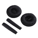1 Pair Ear Pads w/Headband Cushions for Sennheiser PX100 PX200(Black)