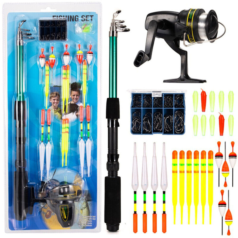1.6m Fishing Rod Reels Telescopic Full Sea Fishing Combo Accessories Kit