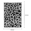 1pc Letter Plastic Embossing Folder Template for Scrapbooking DIY Photo