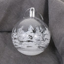 Crafts Home Decor Gifts Ball Bauble Plastic Snow Ball Drop Pendant Xmas Hanging