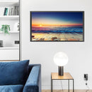 Beach Sunset Oil Paint By Numbers Kits Canvas DIY Wall Picture Home Decoration