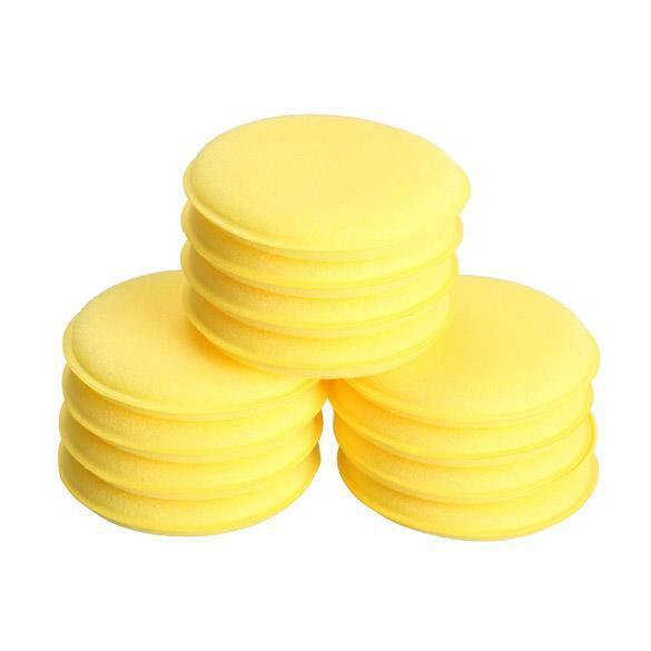 12pcs Polish Wax Foam Sponges Applicator Pads for Clean Car Vehicle Glass
