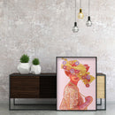 Special Shaped 5D Lady with Bowler Hat Kit DIY Diamond Painting (Y150) Newly