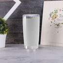 Thermal Car Mug Cup Stainless Coffee Vacuum Insulated Water Bottle (White) Newly
