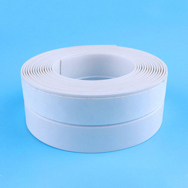 1m Self Adhesive Sealing Strip Door Window Silicone Weatherstrip (White)