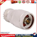 N Type L16 Male Plug to UHF SL-16 PL259 Female RF Coax Adapter Connector Newly
