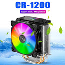 Jonsbo CR1200 CPU Cooler 2 Heat Pipe Tower RGB Rainbow 90mm Cooling Fan Radiator