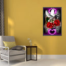 5D DIY Diamond Painting Rose Dove Full Round Drill Mosaic Art Home Decorations
