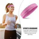 Sports Breathable Headband Absorbent Sweat Fitness Basketball Elastic Hair Band