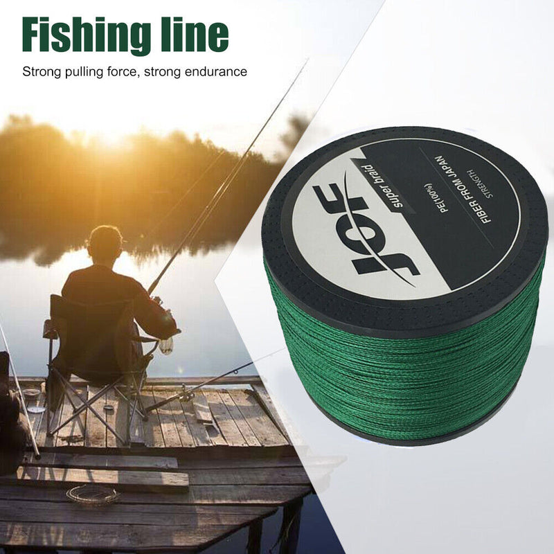 4 Strands 300m PE Braided Super Strong Fishing Line 0.23mm-0.30mm 28-45LB Smooth