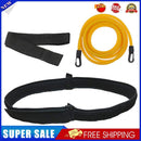 Swim Training Exercise Belts Rope Swimming Harness Resistance Band (Yellow)