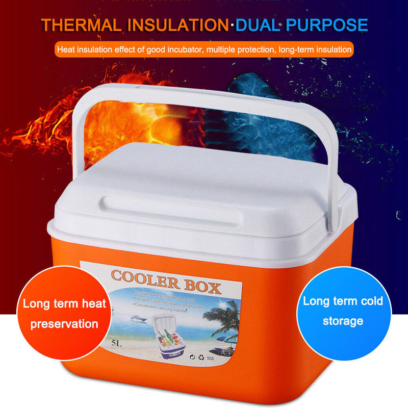 5L Outdoor Refrigerator Food Fresh Freezer Thermal Heat Preservation Cold Icebox