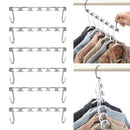 Gnayiz Hangers Space Saving, 9 Holes Magic Hangers 360 Rotating Dresses