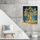 Golden Deer Oil Paint By Numbers Kit DIY Home Decoration Gift Wall Art Pictur