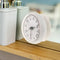 Waterproof Bathroom Mini Anti-Fog Watch Suction Cup Wall Clock Sucker