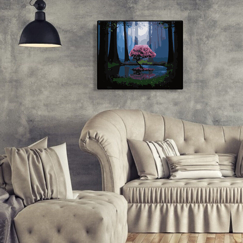 Oil Painting By Numbers Acrylic Paints Drawing Wall Art for Home Office Gift