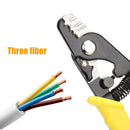 7"" Wire Cable Stripper Crimper Alloy Steel Peeling Clamping Scissors Tools