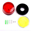 12V LED Alarm Security Signal Lamp Warning Siren with Red Flashing Light Newly