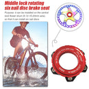 Bicycle Hub Disc Brake Center Lock Adapter Disc Brake Rotor Adaptor for 6 Bolt