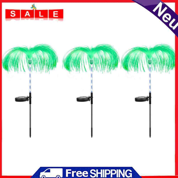 3pcs Jellyfish Solar Light - Outdoor Garden Way - Lawn Yard - LED Rod Male Lamp