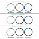 Stainless Steel Bezel Case Cover Bumper Ring (For Garmin Fenix 7S Black)