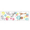Cute Flying Animals Wall Decals Zebra Lion Elephant Decals Wall Room For M8T9