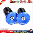 VG Sports 2pcs Bike Handlebar Stopper Bicycle Grip Bar Plug Cap (Blue) Newly