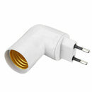 EU-Stecker-Adapter E27 LED Lampe Lampen SockelHalter Fassung Halterung 2022 C2P8