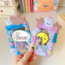 Lanyard Rabbit Cute Card Cover Protective Case Campus Card Package ID Holder