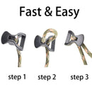 10x Tent Tarp Adjustment Buckle Anti-Brief Canopy Plastic Tightening Fixing Clip
