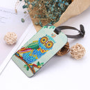 DIY Special Shaped Diamond Painting Birds Design Leather Boarding Pass