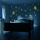 Luminous Glow In the Dark Heart Wall Stickers for Kids Baby Bedroom Decals Decor