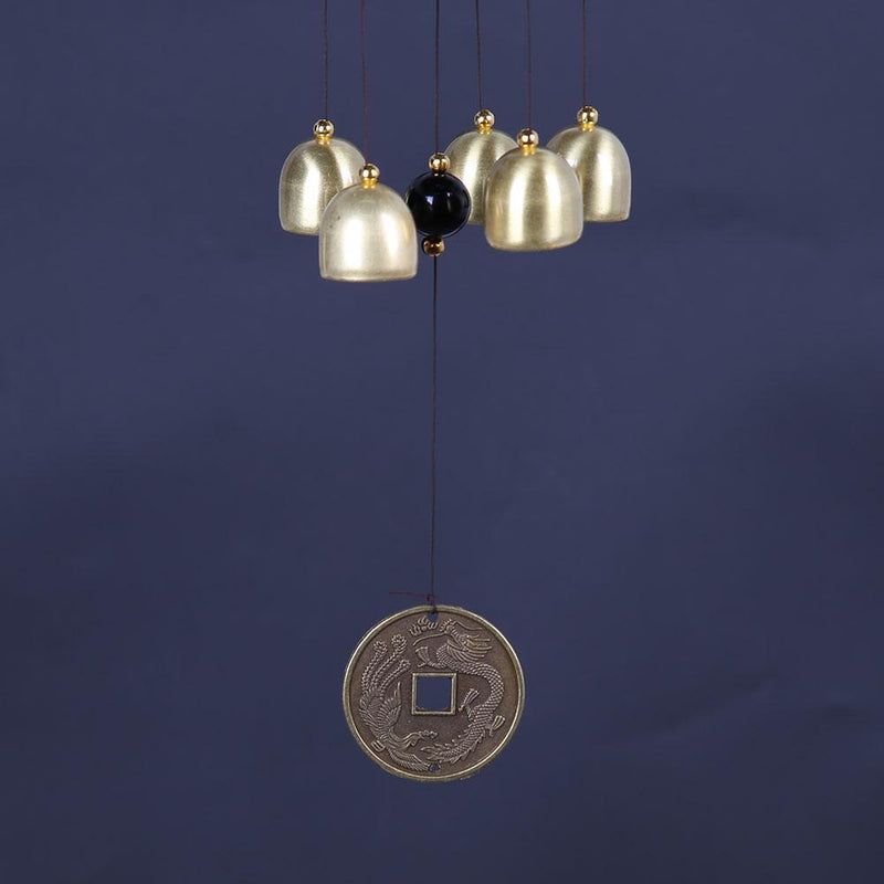 Metal 10 Bells Copper Wind Chime Garden Yard Hanging Decor Gift