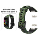 Soft Silicone Wristband Adjustable Bracelet Watchband for Huawei Band (B)